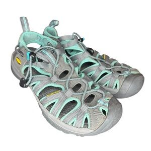 Keen Whisper Sandal Size 7.5 Grey Teal
